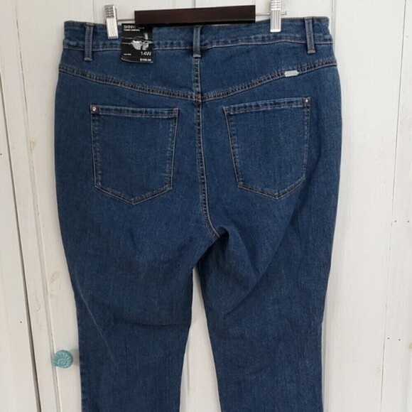 Inc Embellished Skinny Tapered Leg Ankle Jean 14W - Picture 7 of 14